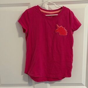 Cat & Jack Fuchsia Unicorn Tee